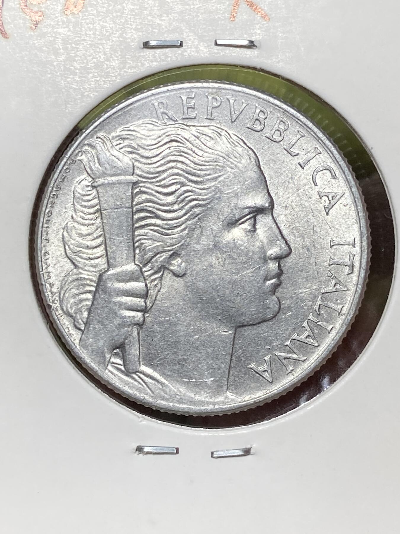 2026年第三十六场(总第二百零五场）外国精品纸夹币场(免佣金) 意大利🇮🇹1950年5里拉(二战结束至共和国过渡时期)