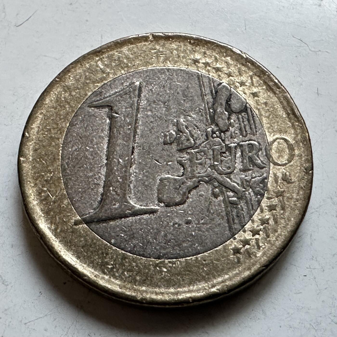 🌹外币初藏🌹🐯2026年第29场   欧元纪念币 接代拍 西班牙2002年一欧元 b