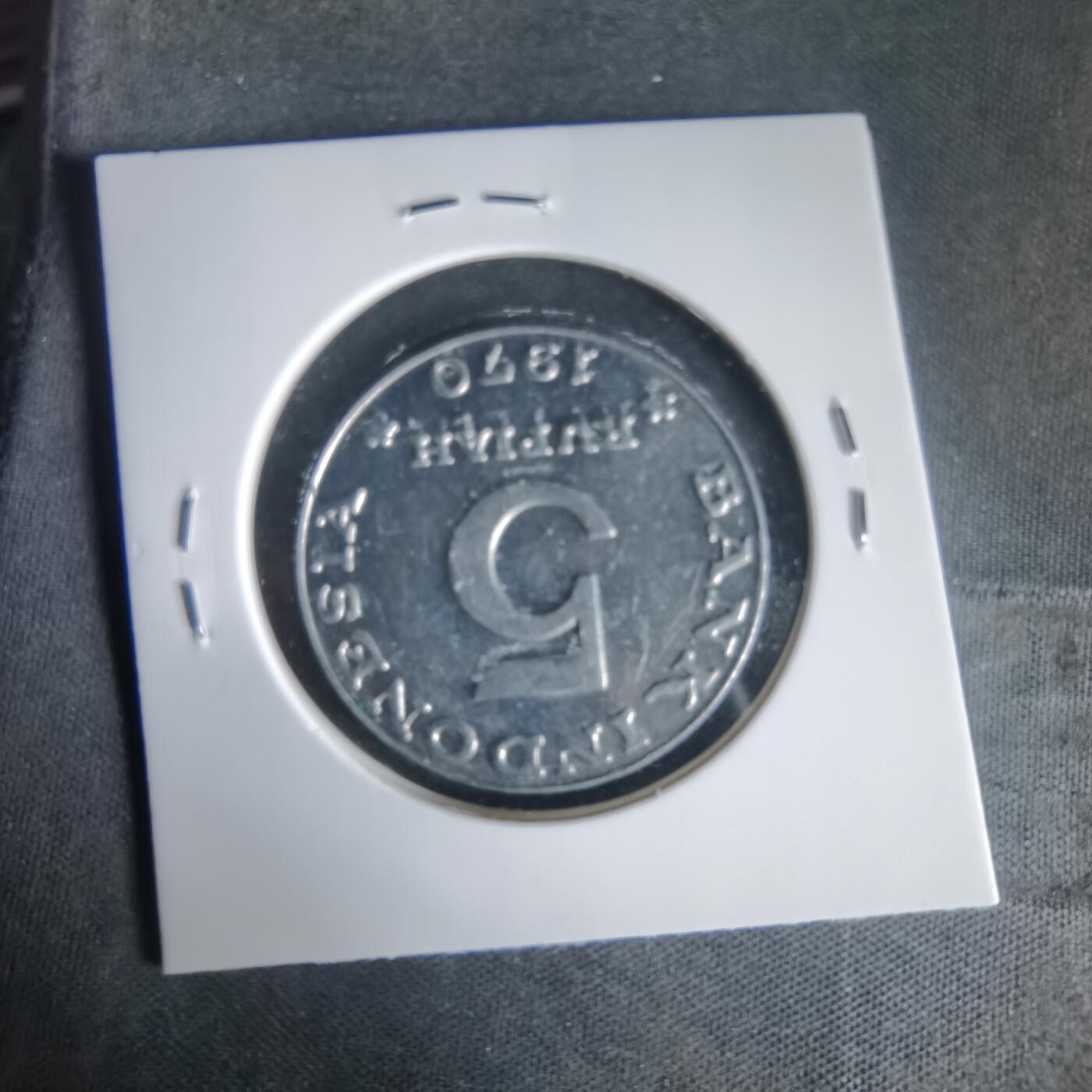 沼泽如烟--第1021场 印度尼西亚1970年5卢比