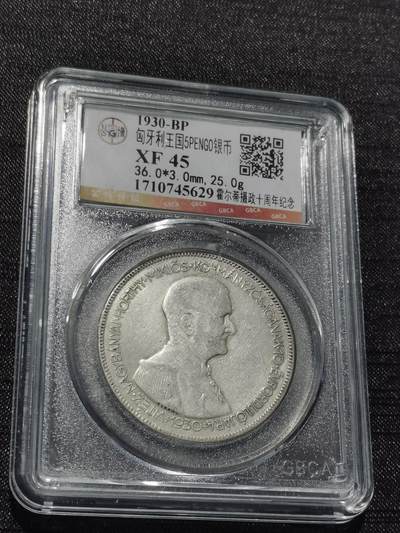 天下钱庄专场欢迎参拍 - 匈牙利双天使银币