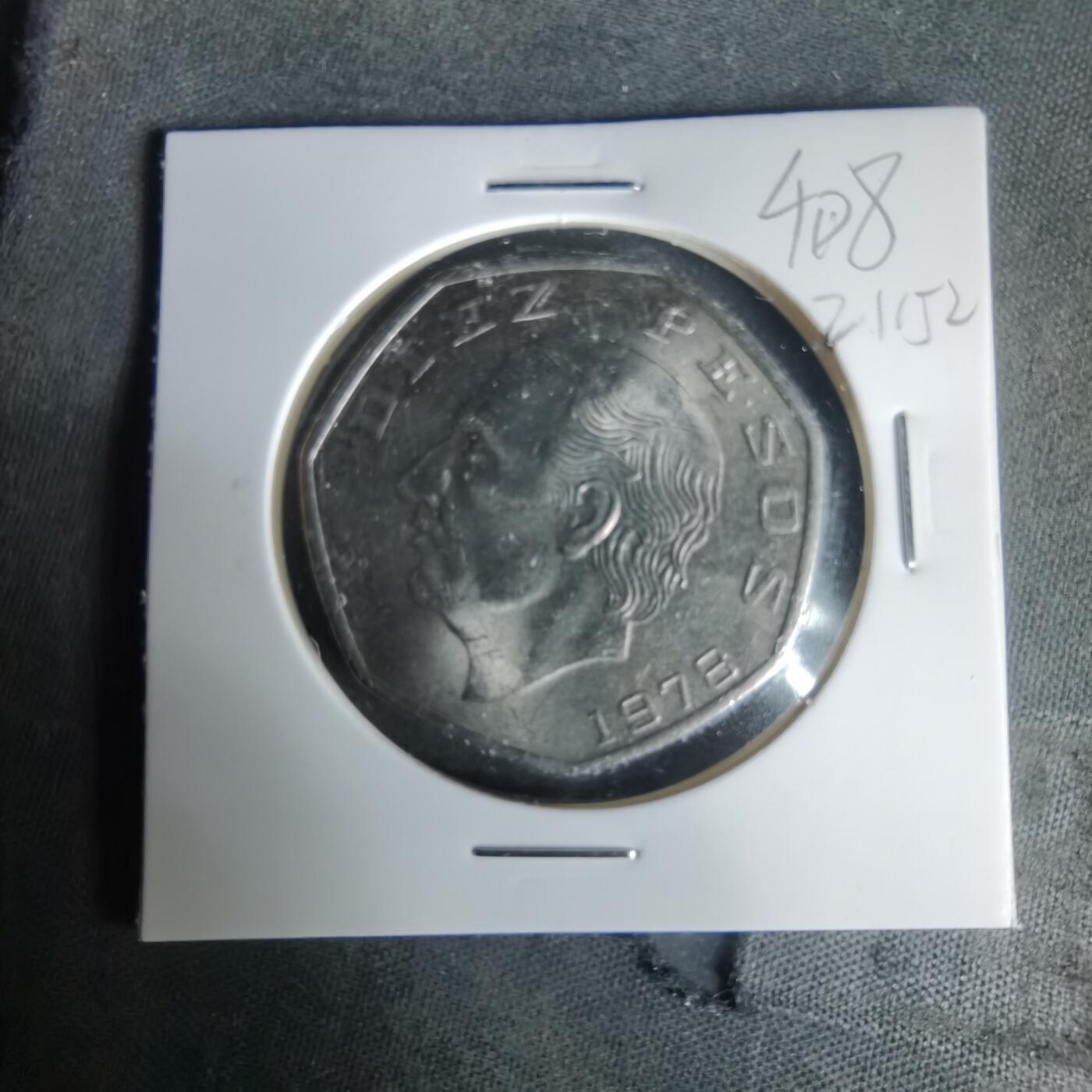 沼泽如烟--第1021场 墨西哥1978年10比索