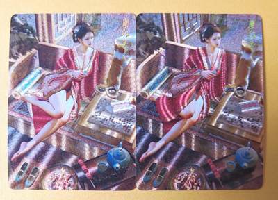 趣卡卡拍No.27期（无佣金免手续费，分享成交有奖） - 【冷烫粗闪】焱卡文化-刷子 人间传 梁红玉 冷烫粗闪双服饰2张