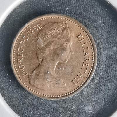 沼泽如烟--第1021场 - 英国1982年半便士