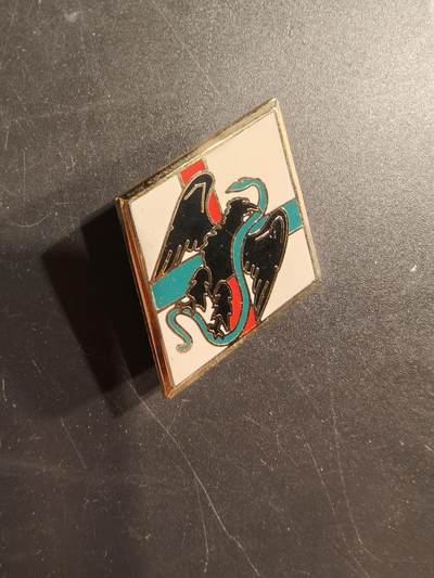 老王徽章第187期 - 法国外籍军团第1步兵团证章