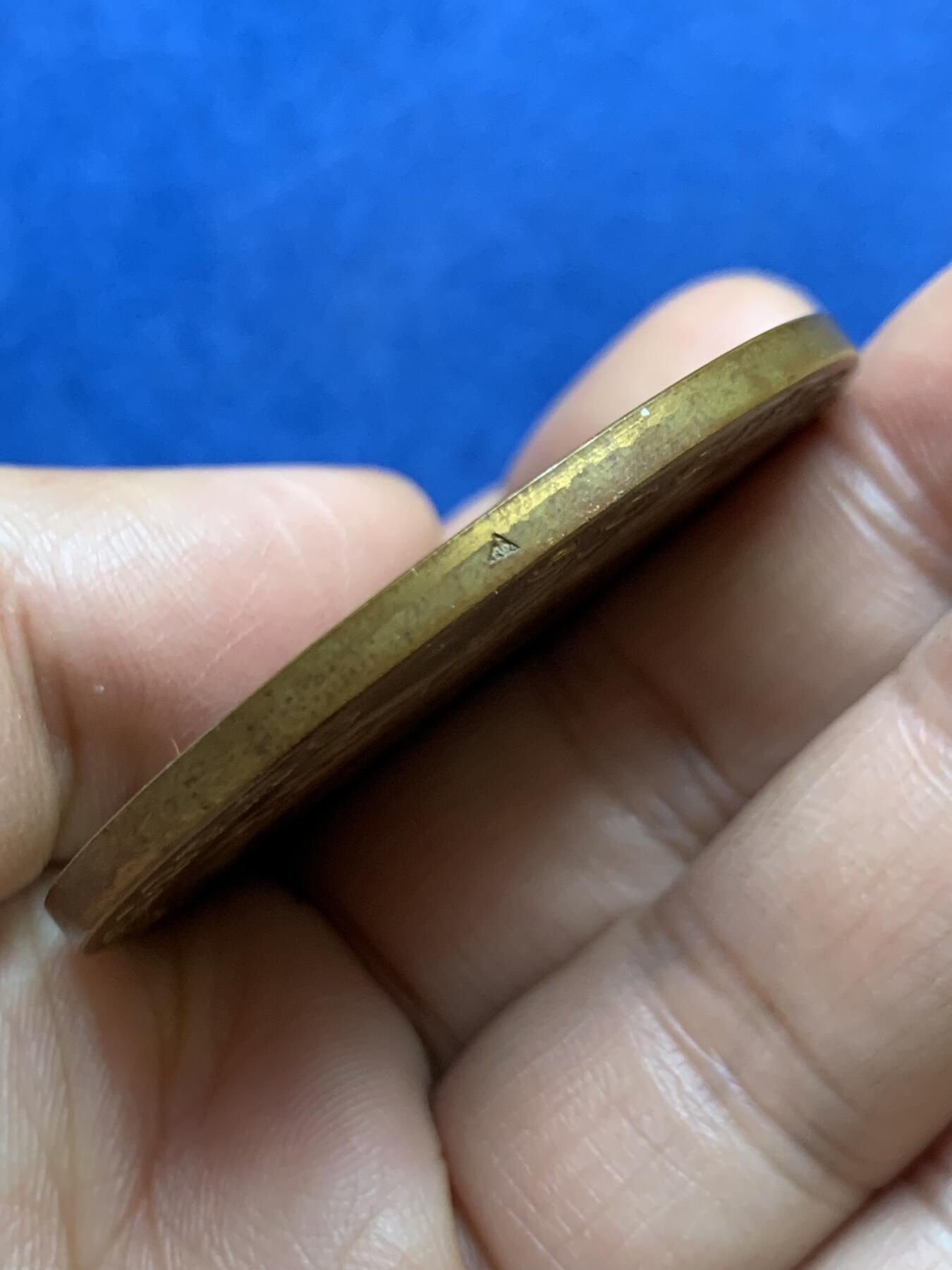 《竞宝斋》第471场 周日，周一，周二 3场连拍 （全场包邮）欢迎送拍 法国谷物女神头像铜章 54.7克 49.6mm 三角边铭