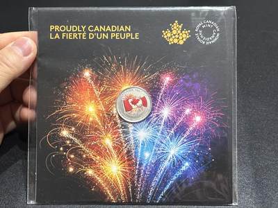《外钞收藏家》第六百一十八期（精品场）（长期征集拍品、欢迎藏友们联系合作） - 加拿大2017年独立150周年精制彩色夜光银币（带原厂卡册1/4盎司纯银）