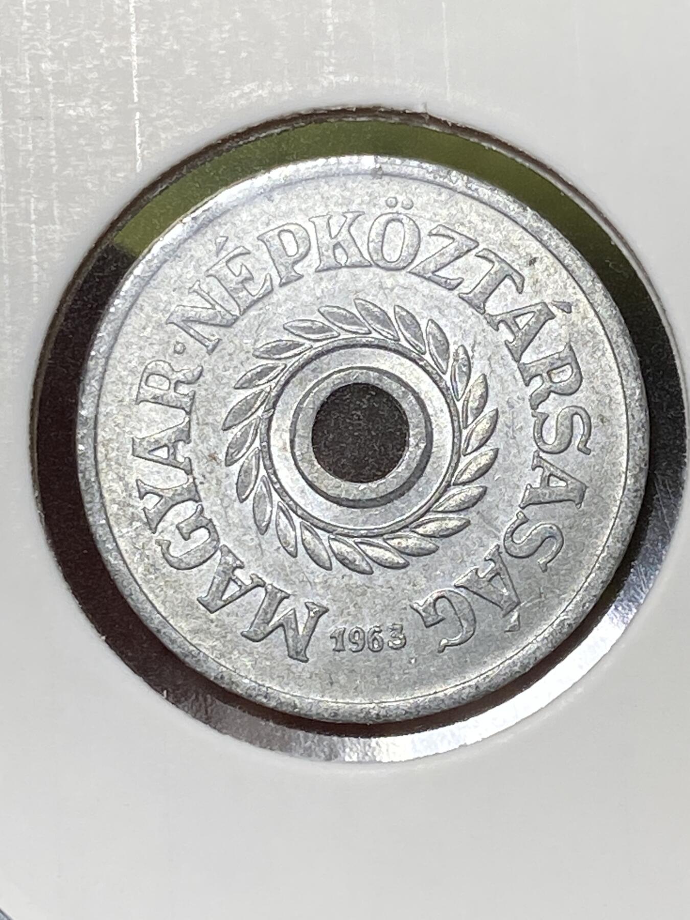 2026年第三十六场(总第二百零五场）外国精品纸夹币场(免佣金) 匈牙利🇭🇺1963年2菲勒(人民共和国时期)