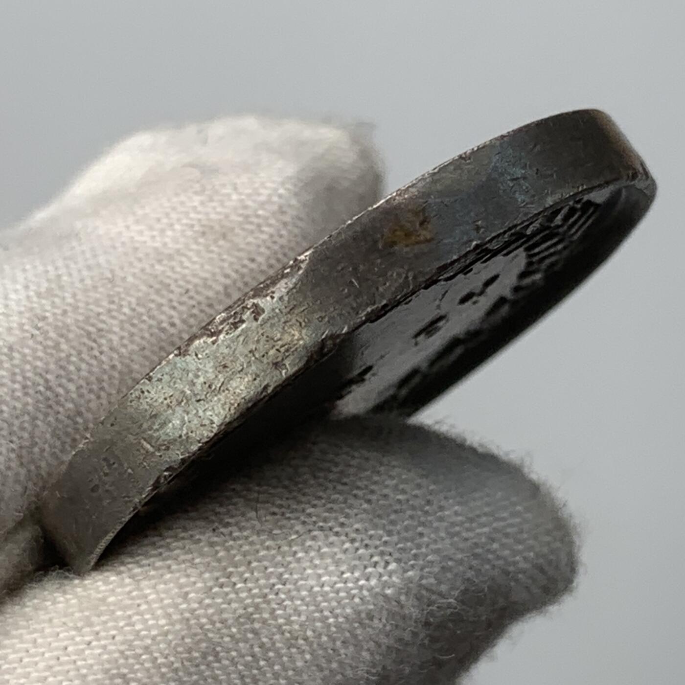 掌中浮雕-藏着的欧洲第055场 1879年田径协会银章，32mm，24.4g，背面有银标