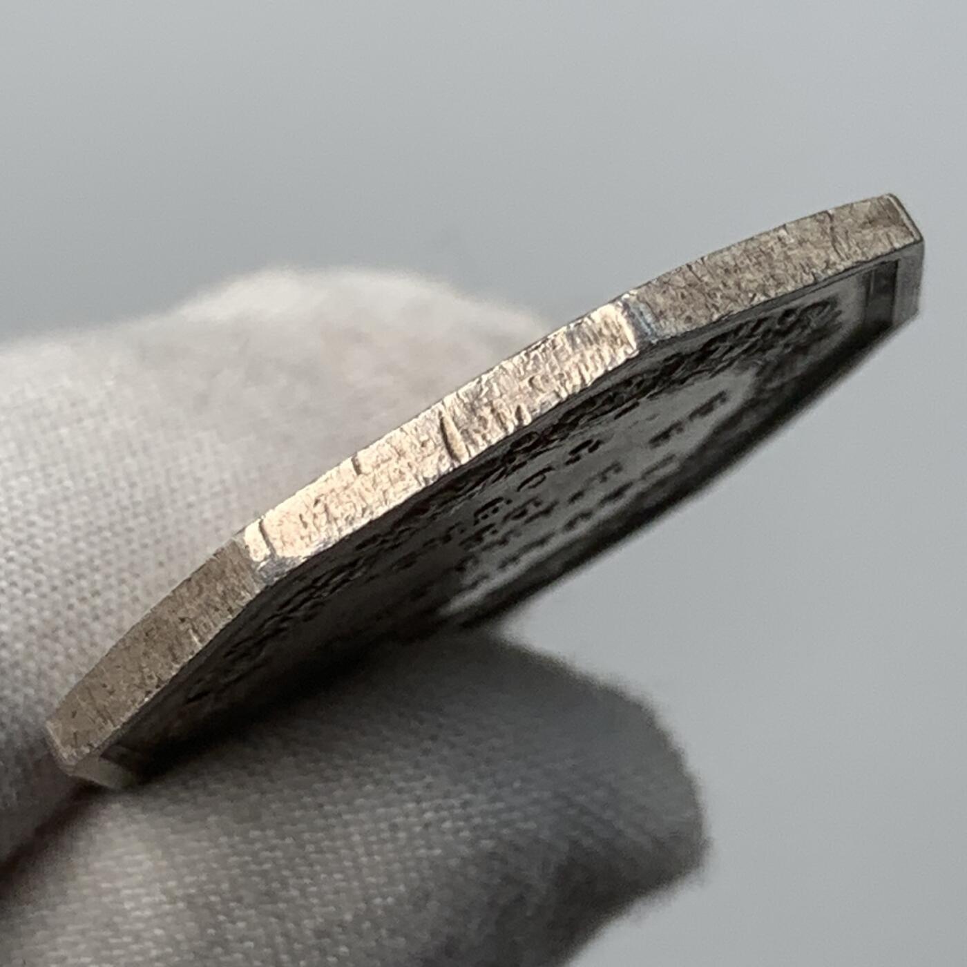 掌中浮雕-藏着的欧洲第055场 法国图尔公证人八角银章，31mm，13.2g