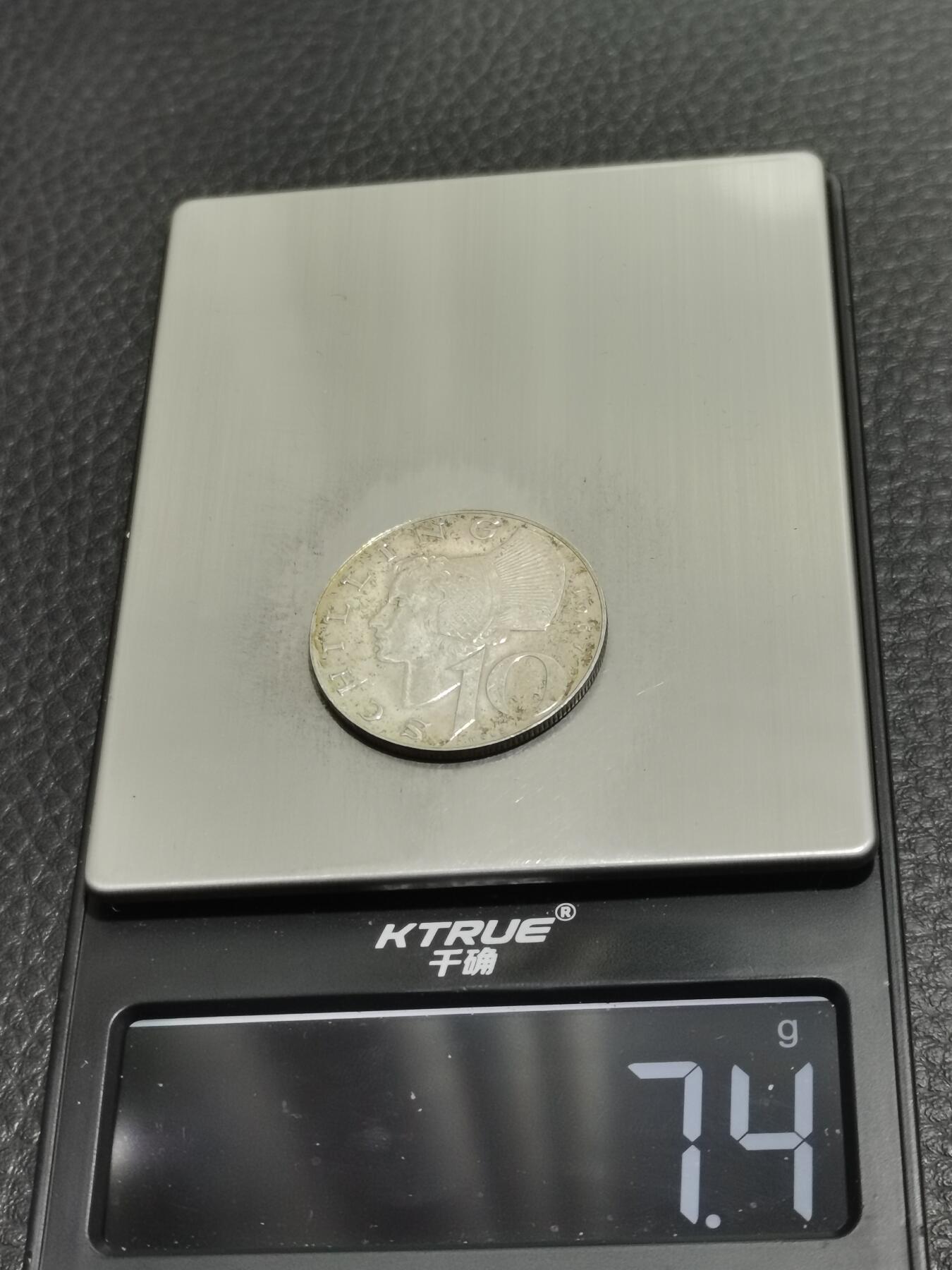 天下钱庄专场欢迎参拍 奥地利10先令银币