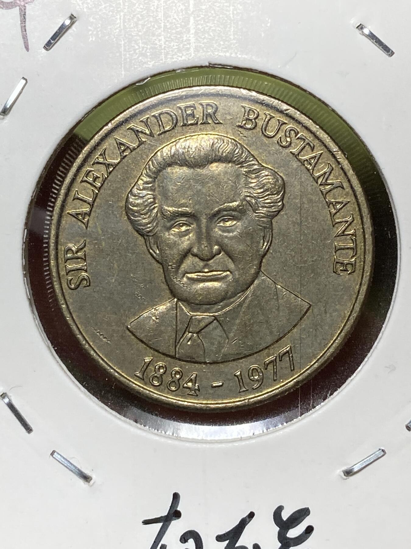 2026年第三十六场(总第二百零五场）外国精品纸夹币场(免佣金) 好品–牙买加🇯🇲1994年1元(第二版，有磁版)