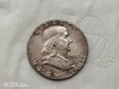 银币 - 1963年美国大钟银币