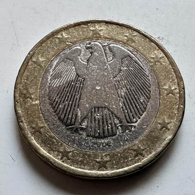 🌹外币初藏🌹🐯2026年第29场   欧元纪念币 接代拍 - 德国2002年一欧元 b