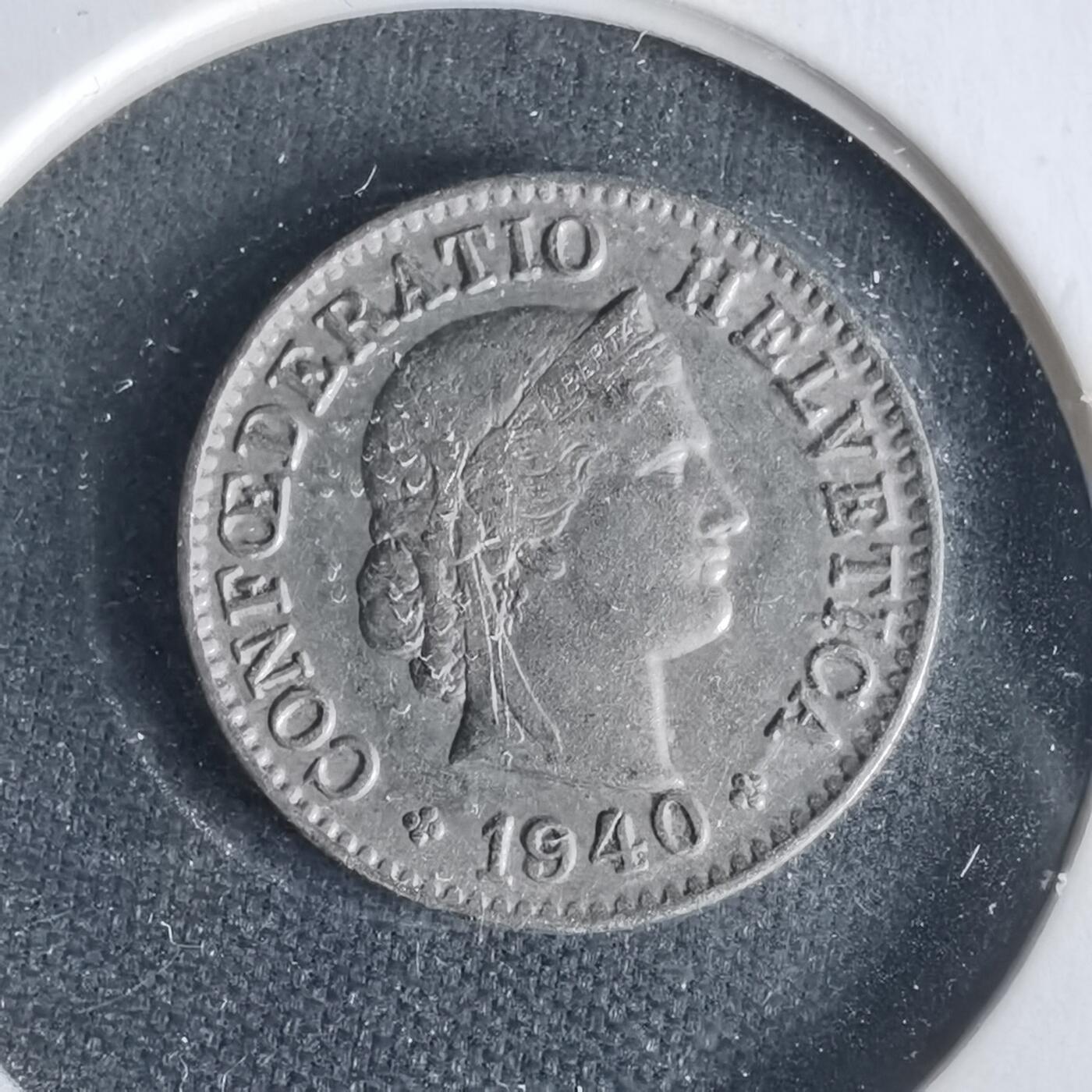 沼泽如烟--第1021场 瑞士1940年五分