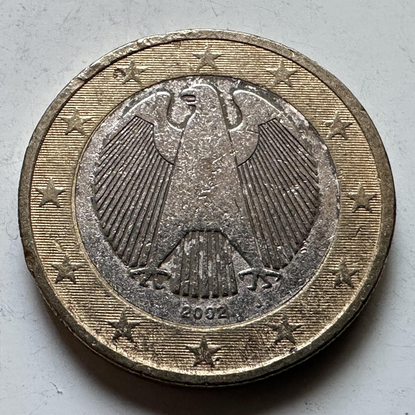 🌹外币初藏🌹🐯2026年第29场   欧元纪念币 接代拍 德国2002年一欧元 c