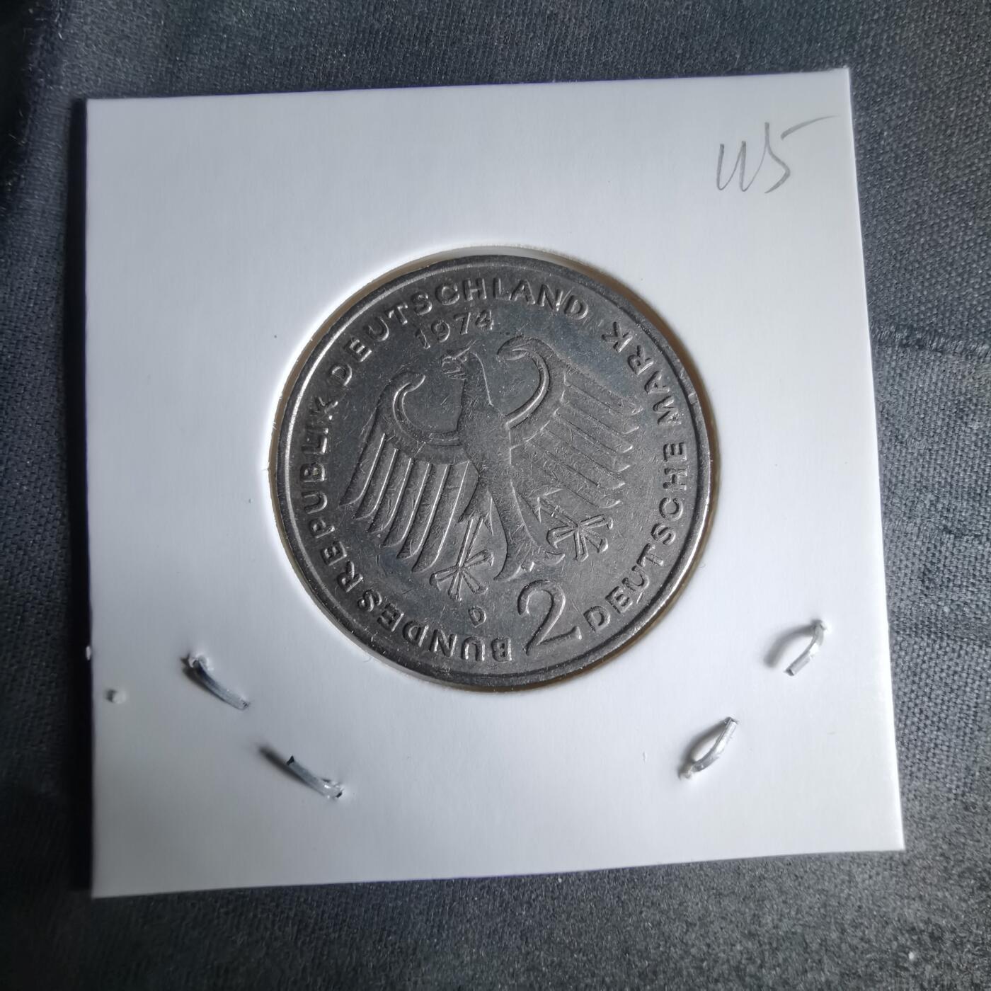 沼泽如烟--第1025场 德国1974年2马克