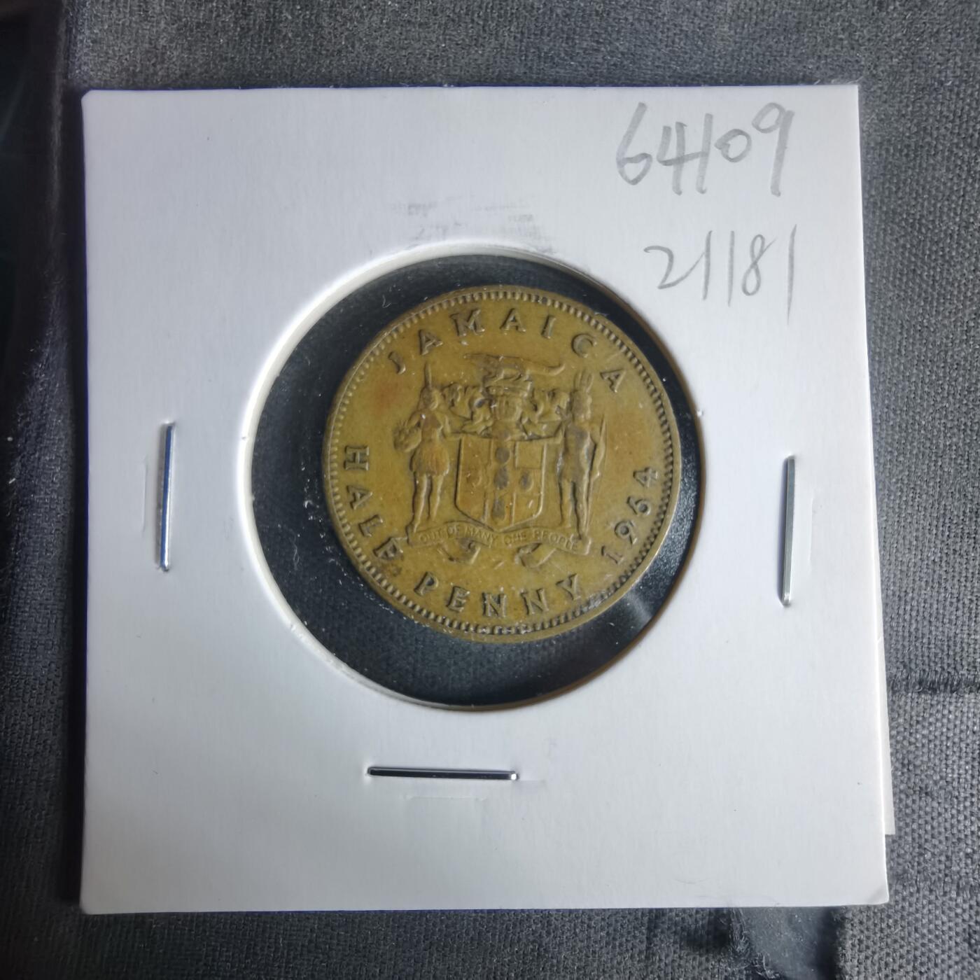 沼泽如烟--第1021场 牙买加1964年半便士