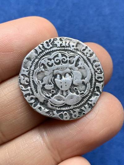 《竞宝斋》第471场 周日，周一，周二 3场连拍 （全场包邮）欢迎送拍 - 英国亨利六世1罗格特银币 3.28克 细节见图