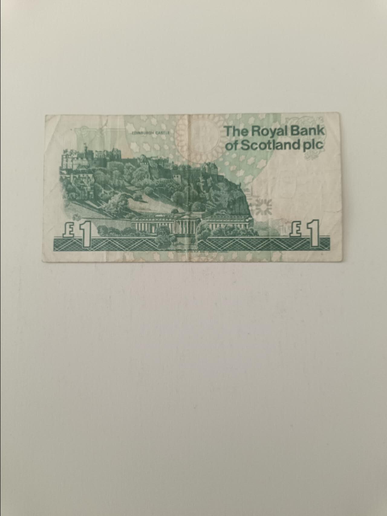 【20260319】非全新纸币和硬币第347场 苏格兰皇家银行1镑