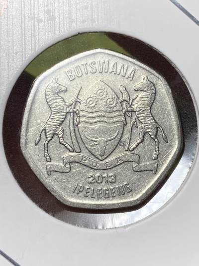 2026年第三十六场(总第二百零五场）外国精品纸夹币场(免佣金) - 博茨瓦纳🇧🇼2013年25西比