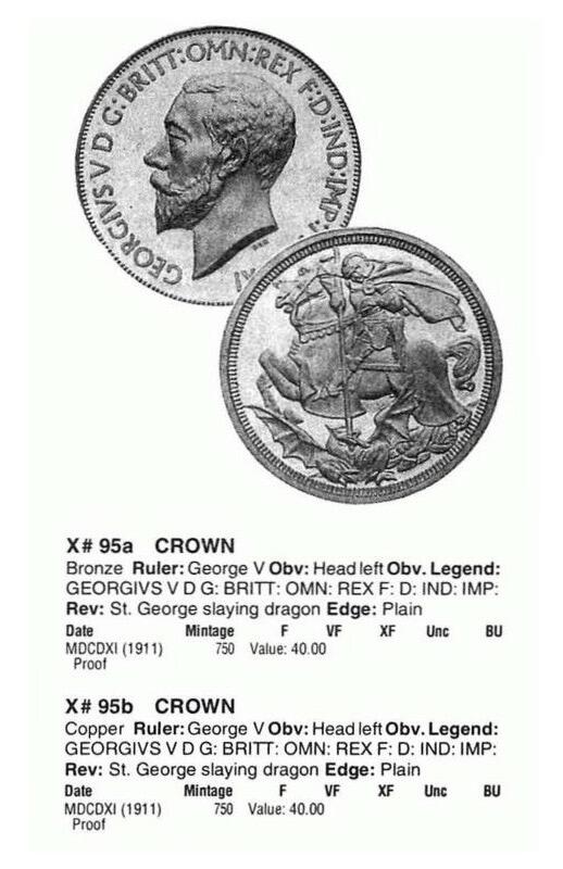 【样币】【艺术】英国乔治五世+屠龙马剑 高浮雕精制1克朗样币 发行量仅750枚 40MM