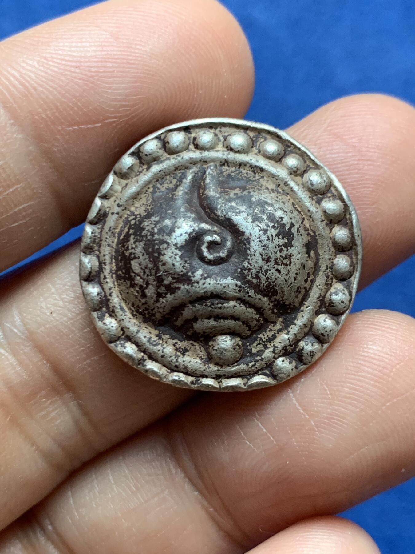 《竞宝斋》第471场 周日，周一，周二 3场连拍 （全场包邮）欢迎送拍 缅甸骠国的海螺银币(775-825) 14.72克