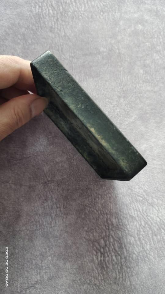 刻铜墨盒盖，92*92厚重