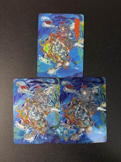 NO.27 好又多金牌大场，每周一站式配齐，方便凑单！（周6晚9点截拍，卖家送拍0抽成！） - 可可瑞听 漫绘五虎上将测试卡 赵云 彩闪粗闪光刻三工艺 3张