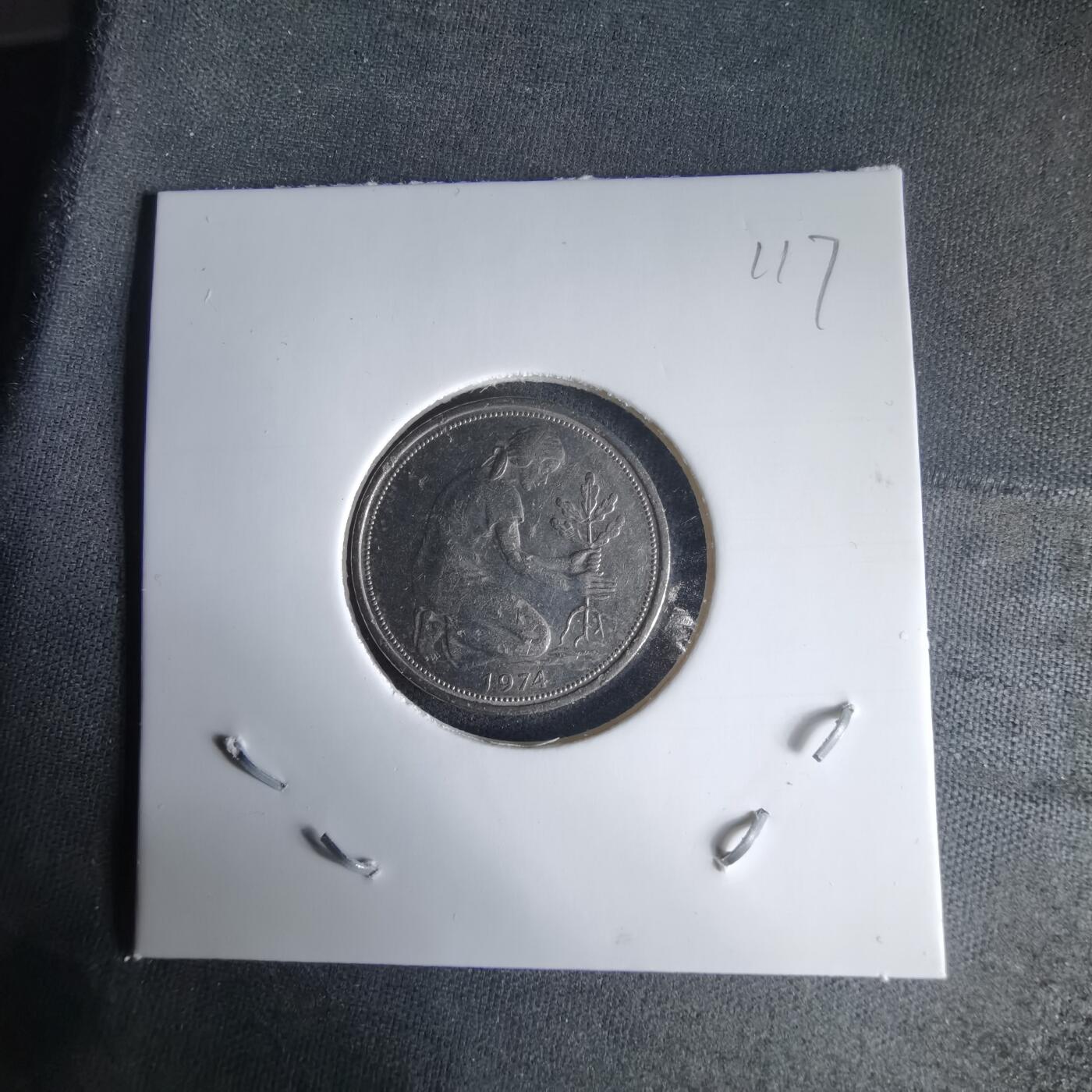 沼泽如烟--第1025场 德国1974年50芬尼