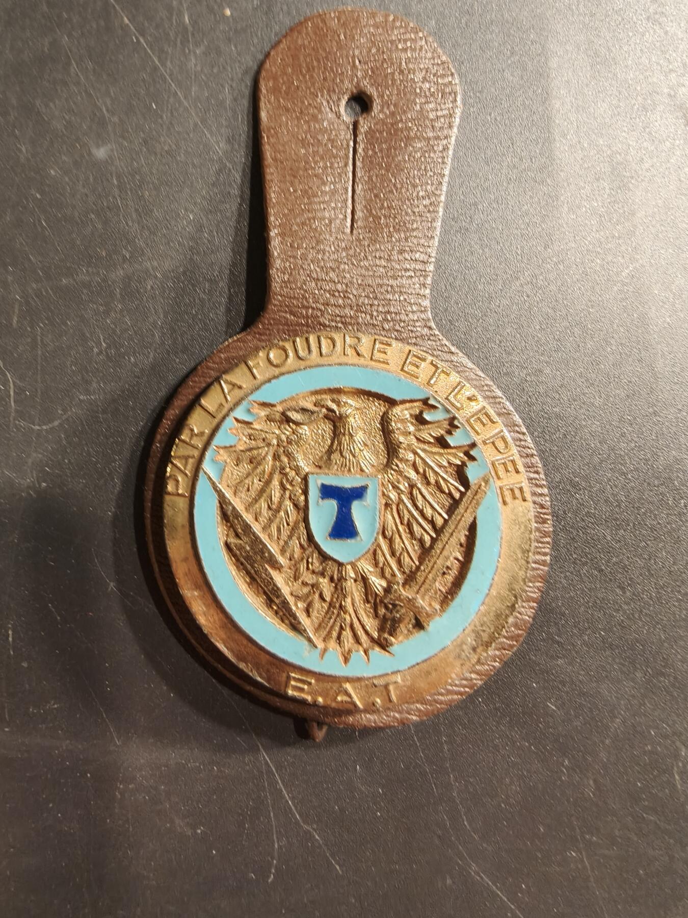 老王徽章第187期 法国陆军通信兵应用学校证章