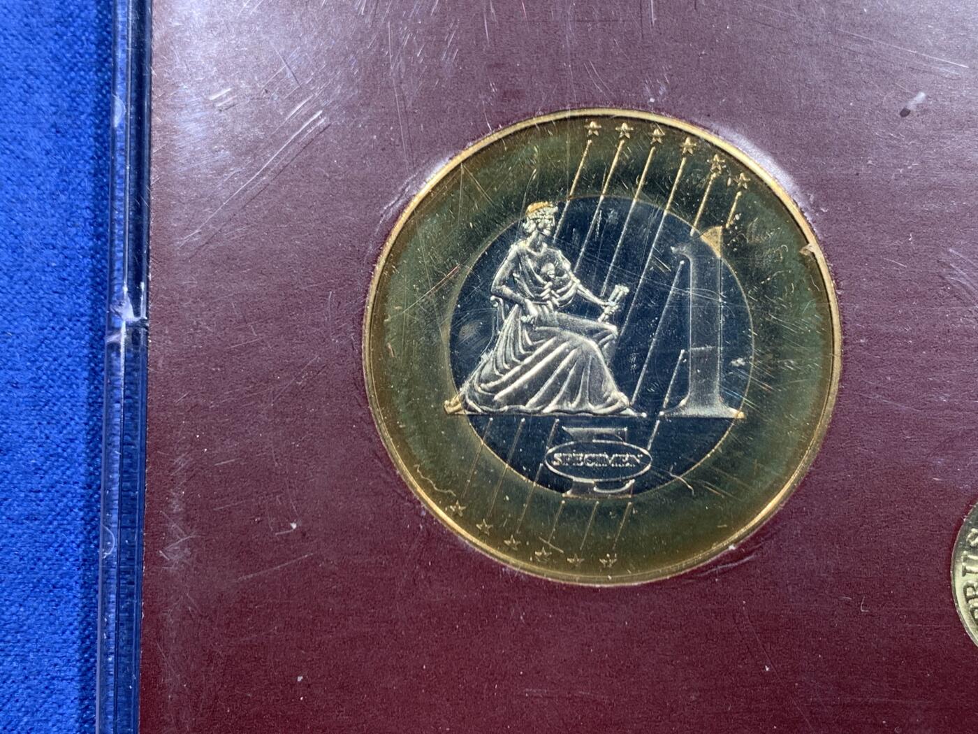 《竞宝斋》第471场 周日，周一，周二 3场连拍 （全场包邮）欢迎送拍 塞浦路斯2002-2004年七枚装套币