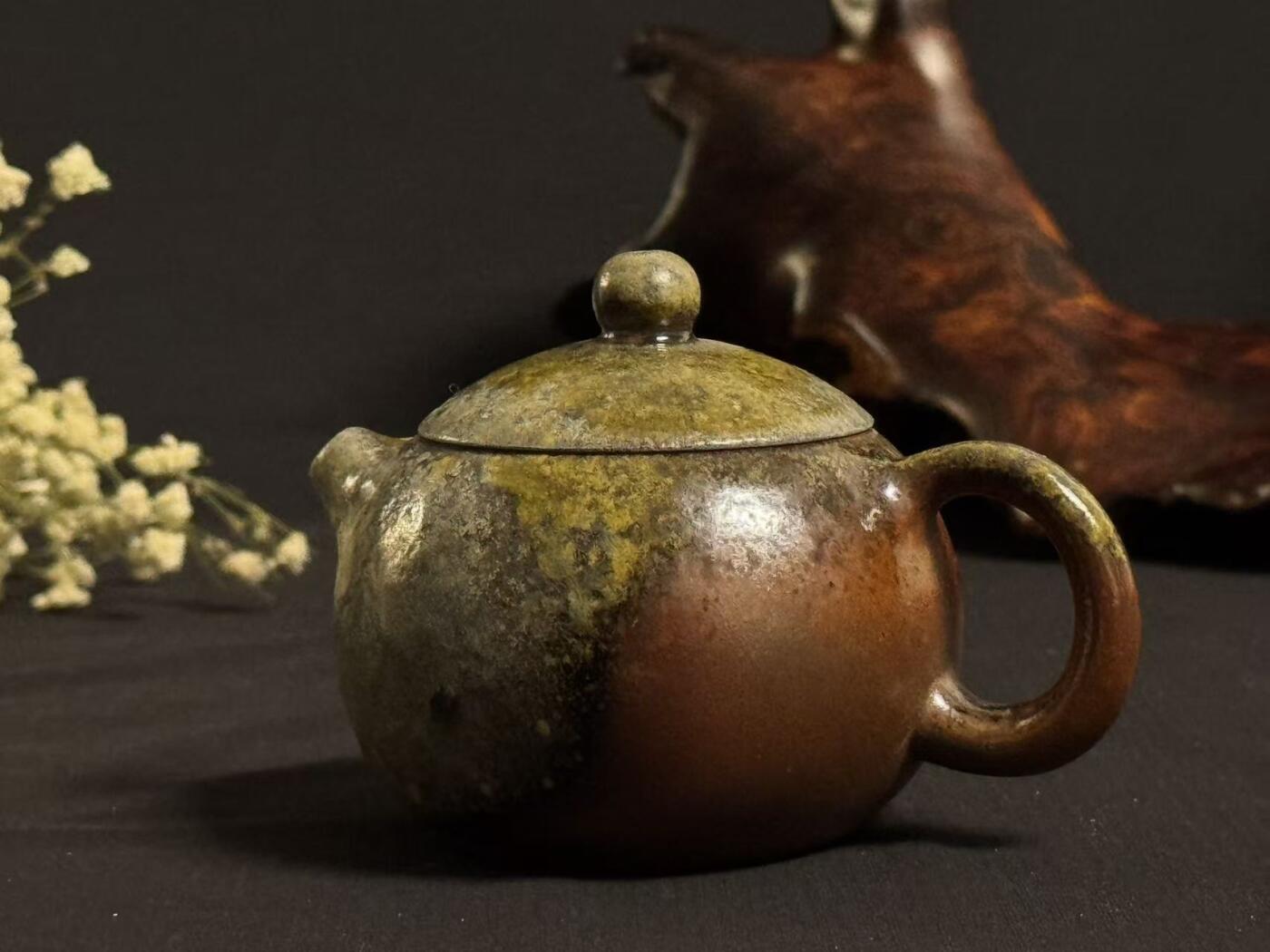 零元拍：原矿紫砂壶柴烧西施（100CC左右）