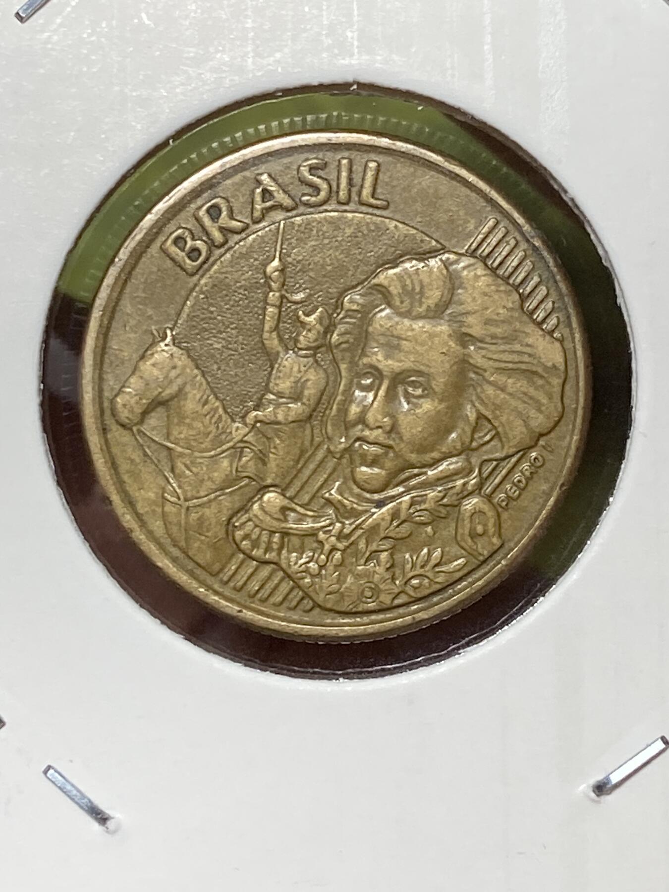 2026年第三十六场(总第二百零五场）外国精品纸夹币场(免佣金) 巴西🇧🇷2002年10分(第二版，面值字母T全部在斜线内)