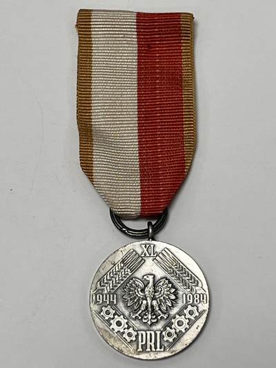 韵星假日军品类拍卖第47期 -- Rimey Holidays Militaria Auction 47 - 波兰人民共和国建国四十周年奖章