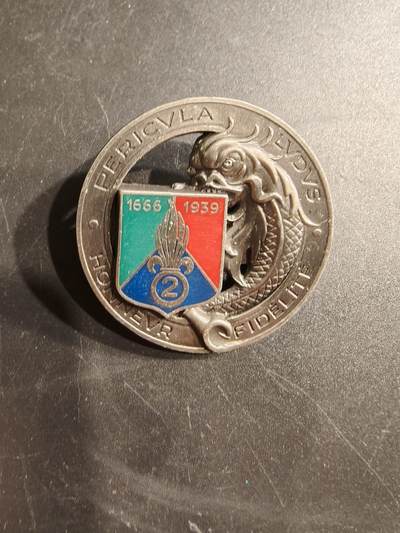 老王徽章第187期 - 法国外籍军团第2骑兵团证章