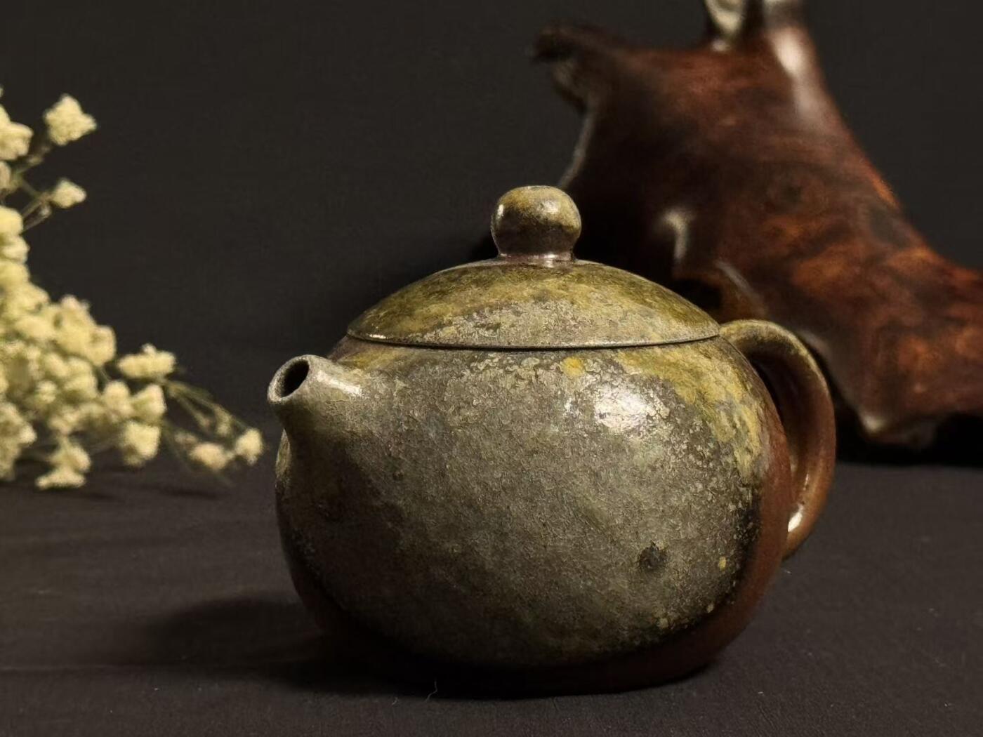 零元拍：原矿紫砂壶柴烧西施（100CC左右）