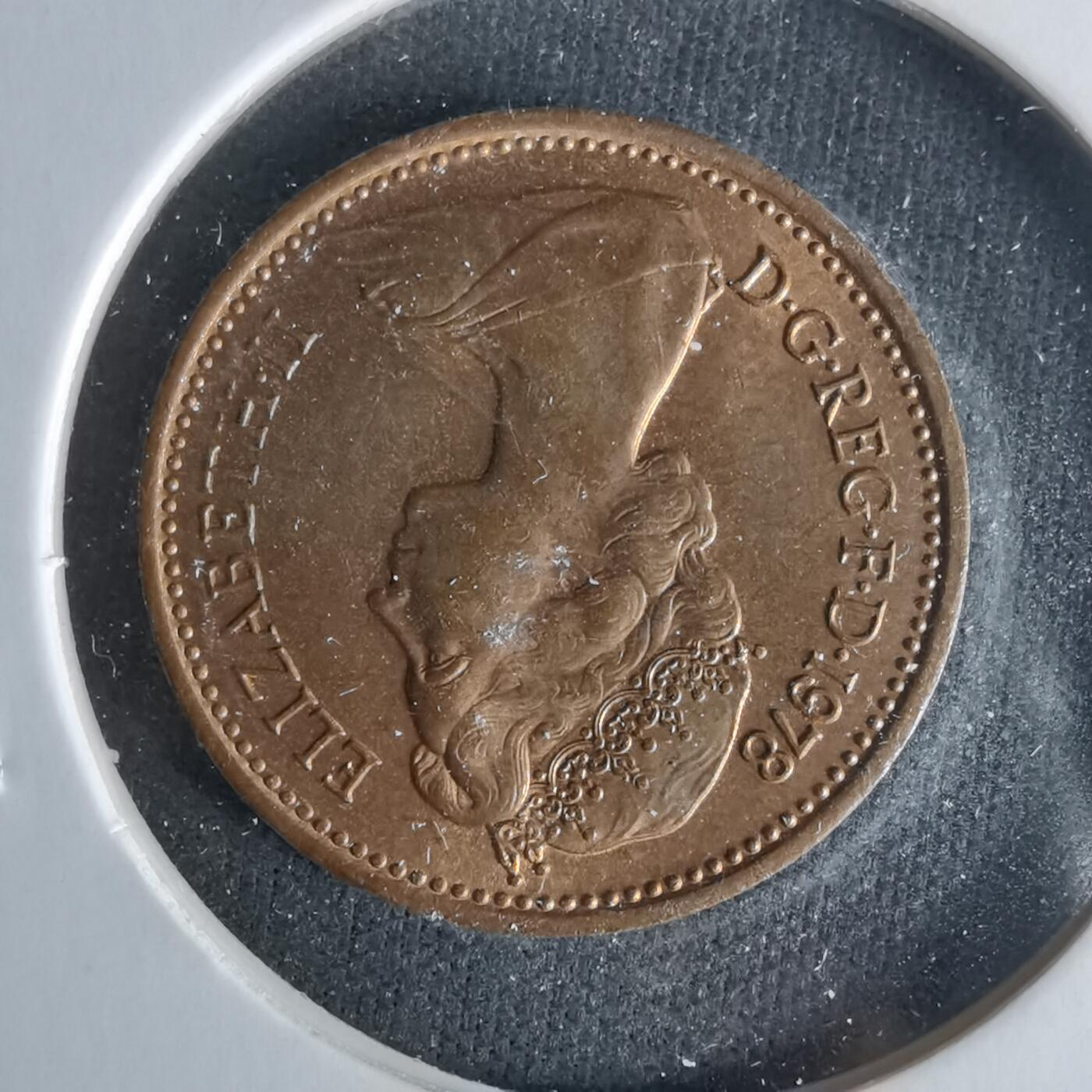 沼泽如烟--第1021场 英国1978年1便士