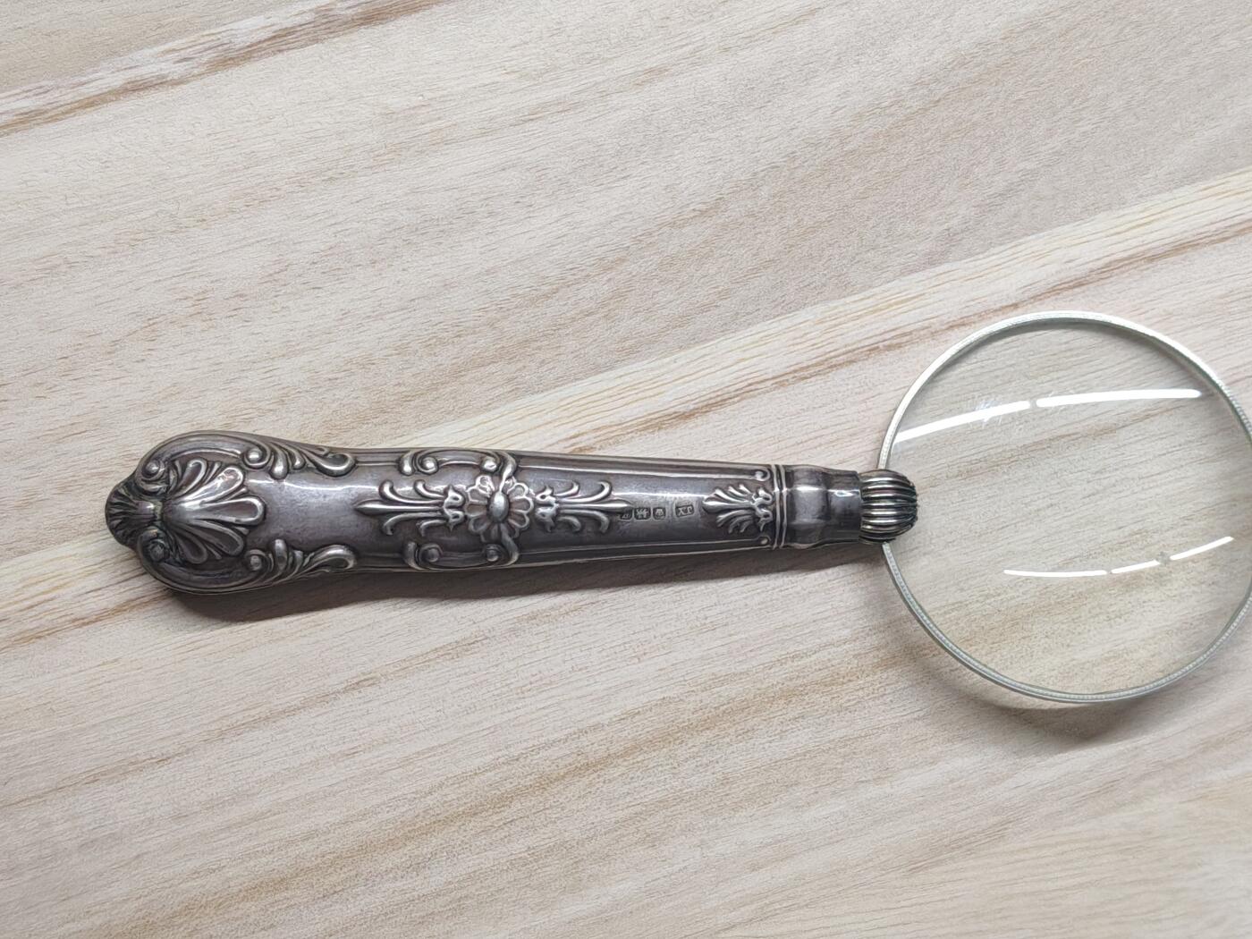 苏联章银币欧洲银章银器 银把手放大镜有瑕疵