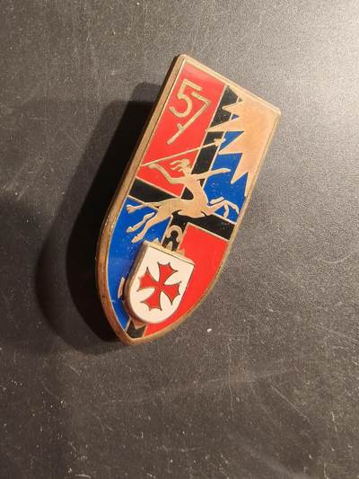 老王徽章第187期 - 法国陆军第57炮兵团证章