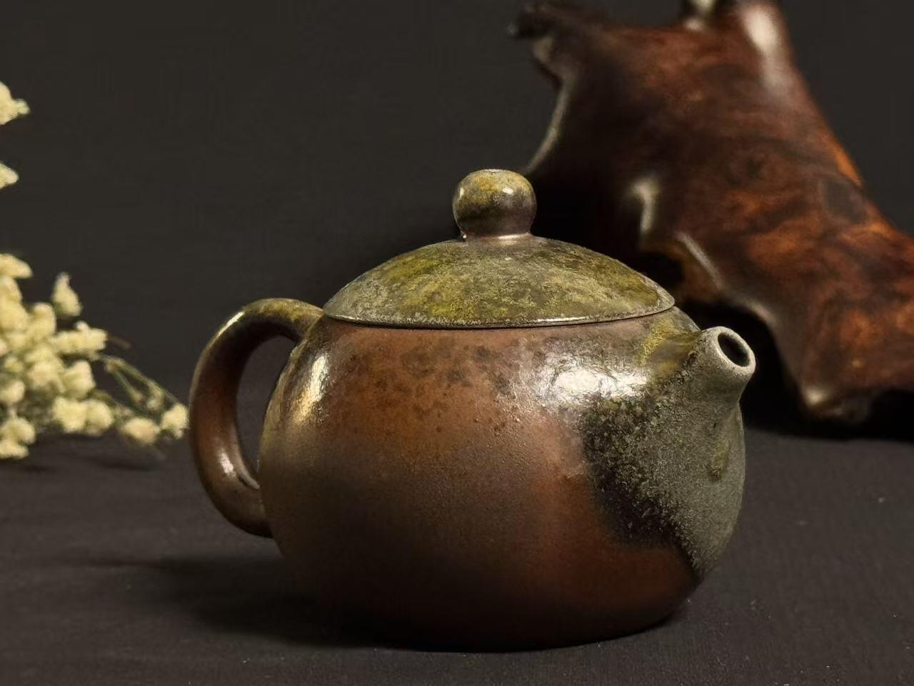 零元拍：原矿紫砂壶柴烧西施（100CC左右）