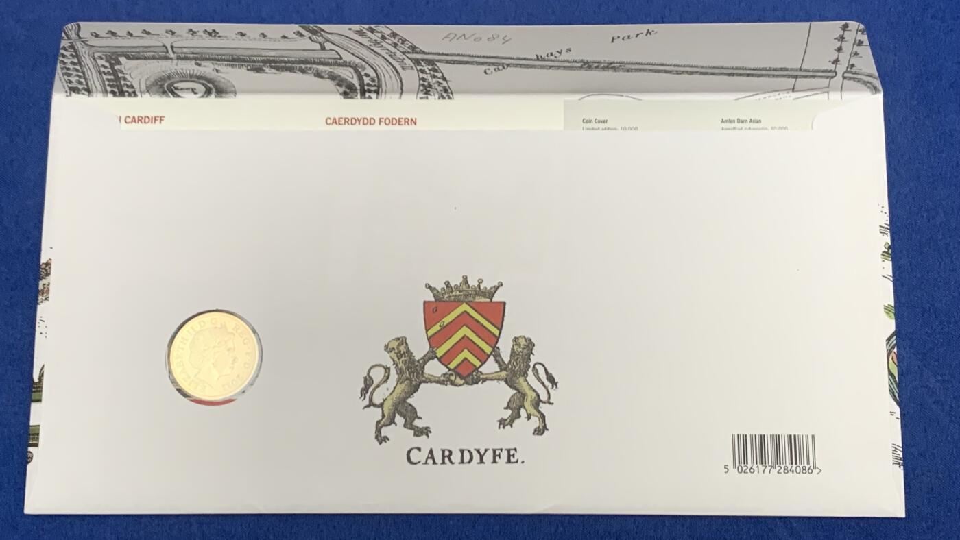 《竞宝斋》第471场 周日，周一，周二 3场连拍 （全场包邮）欢迎送拍 四枚一组 2010-2012年英国1英镑邮币封首日封 城市系列