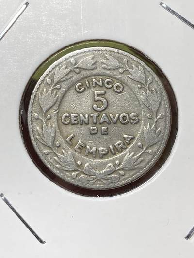 2026年第三十六场(总第二百零五场）外国精品纸夹币场(免佣金) - 洪都拉斯🇭🇳1956年5分