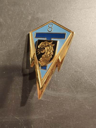 老王徽章第187期 - 法国陆军第8通信团证章