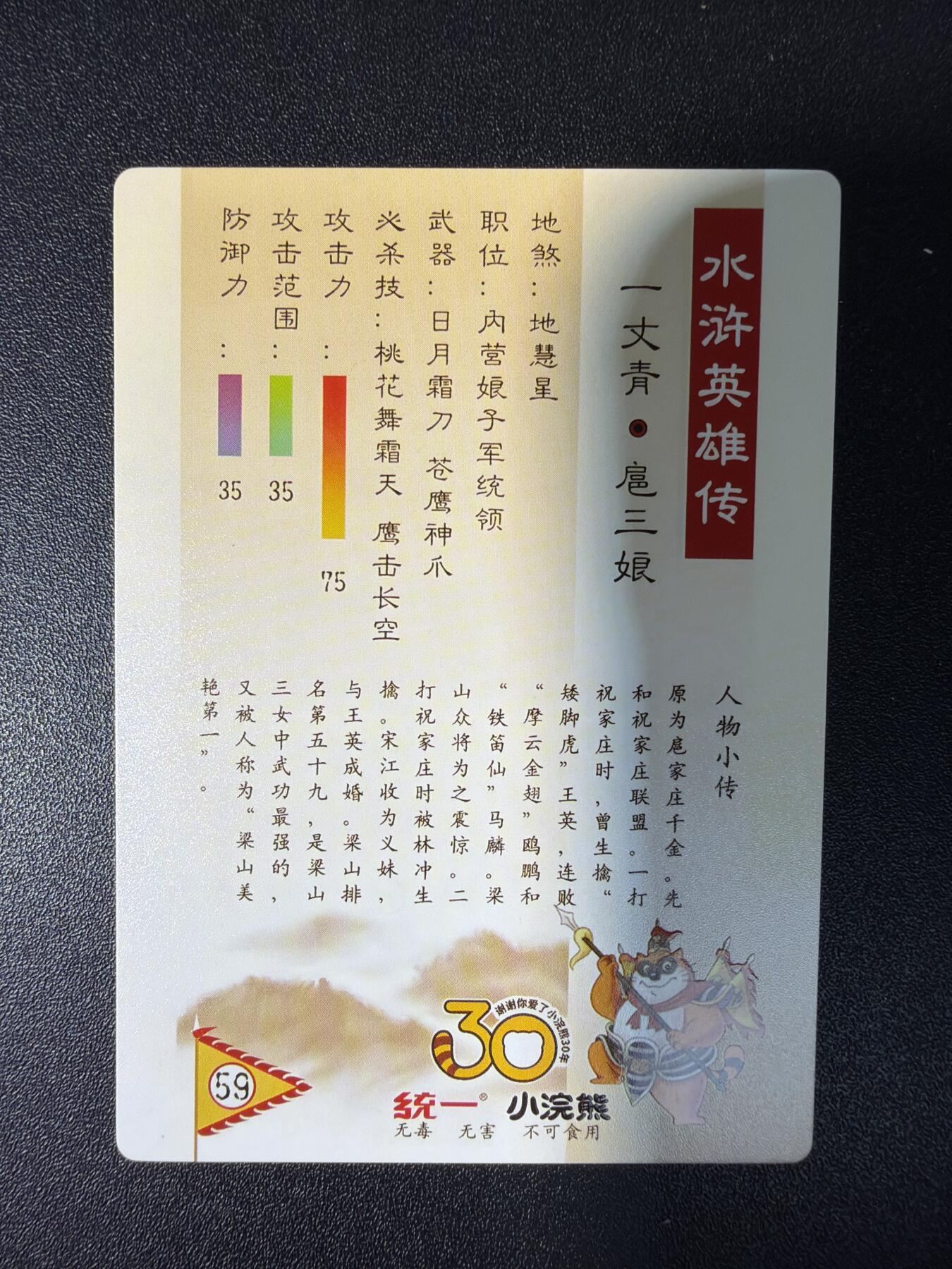 NO.27 好又多金牌大场，每周一站式配齐，方便凑单！（周6晚9点截拍，卖家送拍0抽成！） 龙耀水浒自制特卡 小浣熊30周年 扈三娘 粗闪