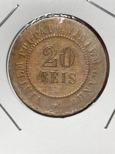 2026年第三十六场(总第二百零五场）外国精品纸夹币场(免佣金) - 少见–巴西🇧🇷1893年20瑞斯(巴西合众国成立后第一版)