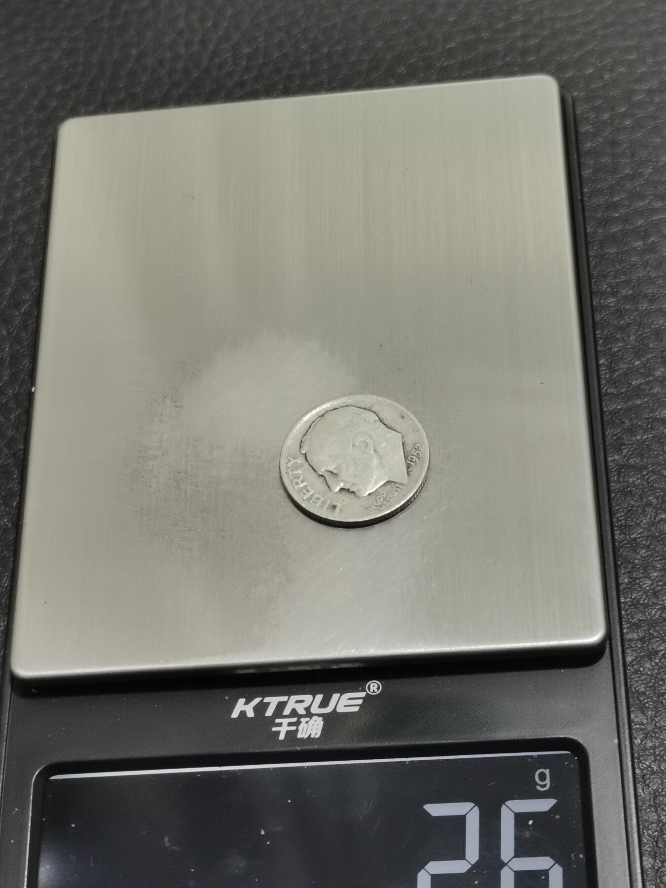 天下钱庄专场欢迎参拍 美国罗斯福10分银币