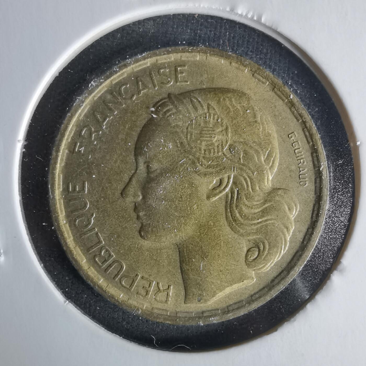 沼泽如烟--第1021场 法国1950年20法郎