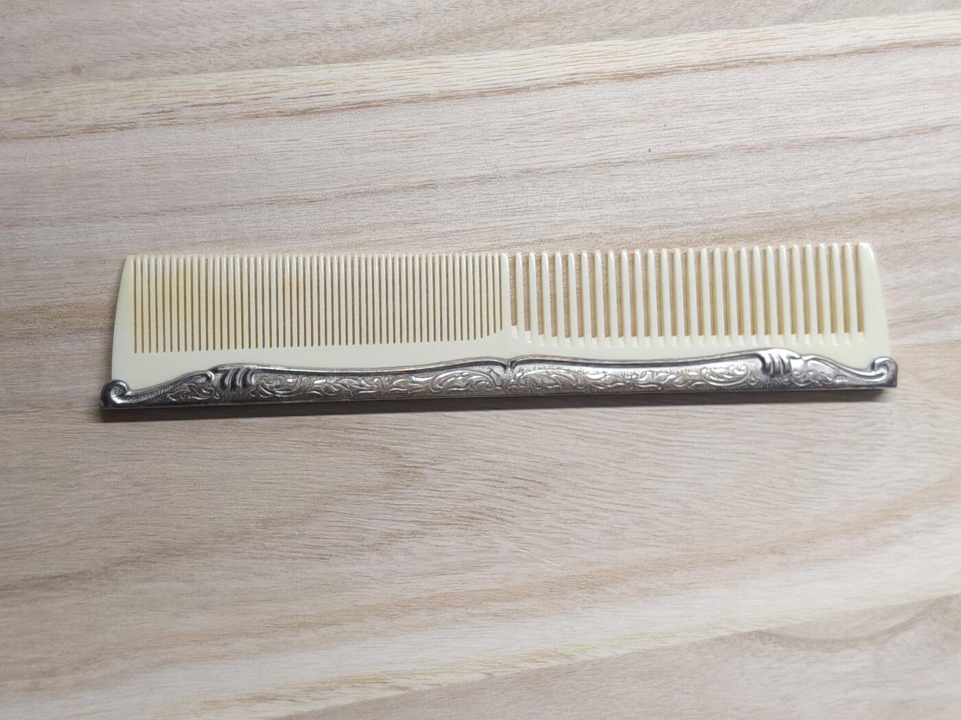 苏联章银币欧洲银章银器 银镶嵌梳子