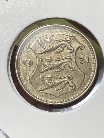 2026年第三十六场(总第二百零五场）外国精品纸夹币场(免佣金) - 爱沙尼亚1931单年份10分(第二套流通硬币)