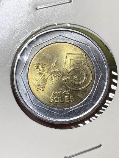 2026年第三十六场(总第二百零五场）外国精品纸夹币场(免佣金) - 秘鲁🇵🇪2007年5索尔(纳斯卡线条图案第一版)